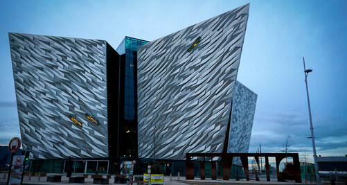 Kollegiaten besuchen im Rahmen der PSW Reise das Titanic Museum in Belfast